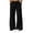 Black, variant on Wiholl Wide Leg Pants for Women Flowy Palazzo Drawstring Elastic Waist Trousers with Pockets Summer Beach Vacation Clothes