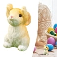 thumbnail image 3 of 1 Pcs Easter Bunny Figurine, Tiny Resin Rabbits Cake Toppers Decor Fairy Garden Accessories Micro Landscape Ornaments for Cake Outdoor Home Decoration, 3 of 9