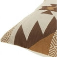 thumbnail image 3 of Andrea NDR-002 20"H x 20"W Square Pillow Kit in Cream/Dark Brown/Camel, 3 of 5