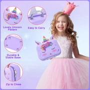 GORISP Kids Nail Polish Kit For Girl4-6-Year-Old Girls' Nail Polish Set, Children's Nail Strippable Set Designed For Girls, Special Children's Nail Polish Set For Girls With Unicorn Theme Storage Box