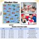 thumbnail image 2 of LHSHID Construction Throw Blanket Construction Truck Blanket for Boys Soft Cozy Flannel Engineering Vehicle Blankets Fluffy Fleece Crane Concrete Mixer Car Blanket for Newborn Baby Kids Gift, 2 of 9
