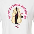 thumbnail image 3 of Disney Villains - None Of Ur Business - Juniors Cropped Cotton Blend T-Shirt, 3 of 5