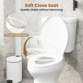 thumbnail image 5 of Costway Two-Piece Elongated Toilet with 17.5" ADA Comfort Chair Height Seat MAP 1000g, 5 of 11