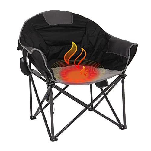 SunnyFeel Oversized Folding Camping Moon Chair, Hot Seat Comfortable
