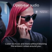 Ray-Ban Meta (Gen 2), Wayfarer Large, Matte Black, Clear Lenses | Smart AI Glasses