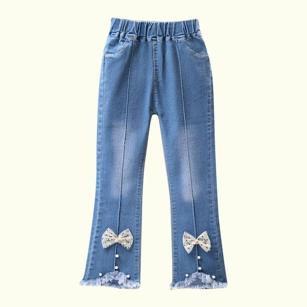 Lot De 2 Jeggings Denim Co Pour Fille - Taille 3-4 Ans, Occasion Très Bon état