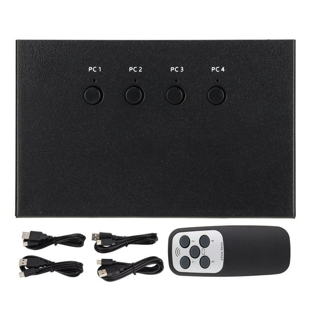 Screen Switcher Screen Switcher,4K HD Multimedia Interface Port KVM Switch HD ...
