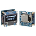 thumbnail image 4 of Clock Module, Double Layer Structure 0.96in OLED Display PCB Board  and Stable OLED Display Clock Module  for Second Development for DIY LCD WIFI Clock, 4 of 7