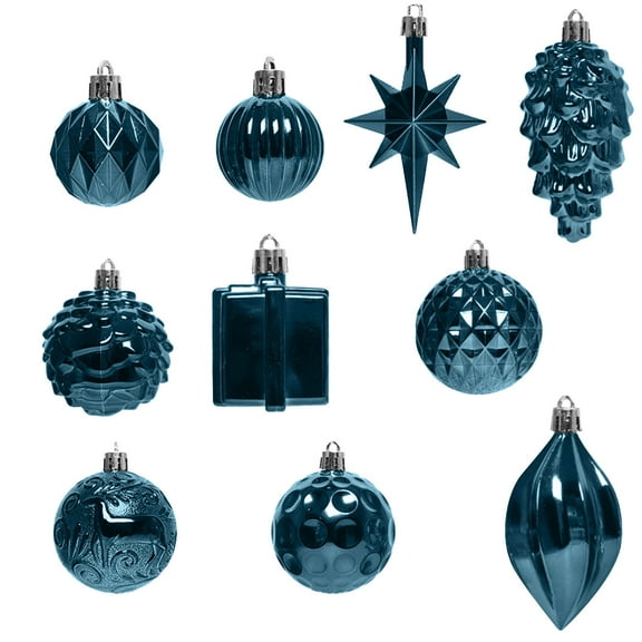 Christmas 12Pcs Christmas Ball Ornaments Christmas Tree Decorations,Shatterproof Xmas Hanging Ball for Holiday Party Decor