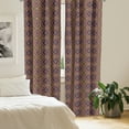 thumbnail image 2 of Ambesonne Ukrainian Curtains, Traditional Geometric, Pair of 28"x84", Multicolor, 2 of 5