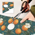 thumbnail image 6 of Yayeee Faucet Mat for Kitchen Sink 30" Diatomite Long Splash Guard Pad, Retro Floral Orange, 2 Pack, 6 of 7