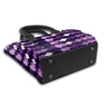 thumbnail image 4 of Single Shoulder Bag Rivet Bag 7.48×7.48×3.94in Removable Shoulder Belt Can Be Held Or Diagonal Across A Variety Of Matching Styles Violet Retro Houndstooth_1, 4 of 6