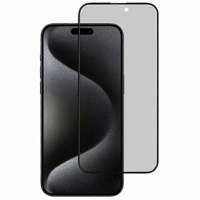 KZDOO For iPhone 16 Pro Anti-Peep Tempered Glass Screen Protector Full Glue Silk Printing Screen Fil