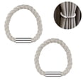 thumbnail image 2 of 2 Pcs Strong Magnetic Curtain Tiebacks Decorative Rope Holdbacks Convenient Ties Backs No Need Drilling, 2 of 8