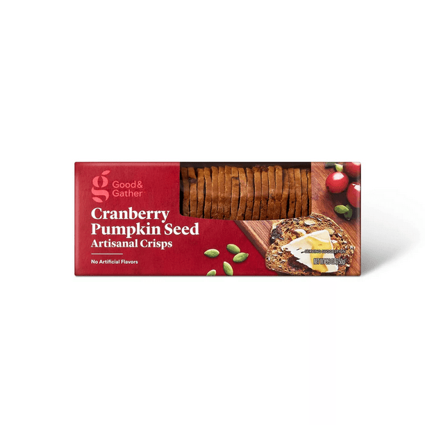Kii Naturals Cranberry Pumpkin Seed Cracker 5 3oz Pack Of 12 Walmart Com Walmart Com