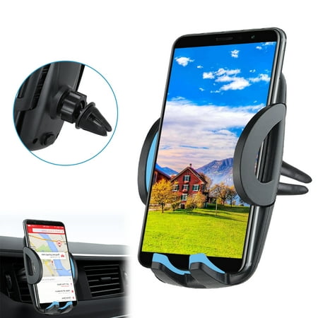 Universal Air Vent Car Phone Mount Holder – 2019 Updated Version – Car Cell Phone GPS Holder – Vent Phone Cradle – Car Vent Mount – Air Vent Mount Holder – Fit for iPhone Android Any (Best Mid Level Android Phone 2019)