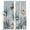 Blue, variant on Teal Blue Tulips Blackout Curtains for Bedroom/Living Room, Pinch Pleated Black Out Curtains, Spring Floral Barn Doors Vintage Wood Beige Room Darkening Window Drapes with Hooks 2 Panels, 39"x70"