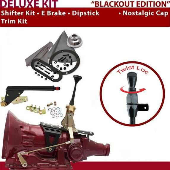 American Shifter 4L80E Shifter Kit 6 in. E Brake Trim Kit Dipstick for D4637