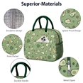 thumbnail image 4 of Lunch Bag Lunch Box for Women Reusable Insulated Lunch Bags,Water-Resistant Avocado Pattern Cooler Lunch Tote Bag, Large Capacity for Work Travel Picnic, 4 of 6