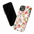 thumbnail image 3 of Cute Strawberry & Cat Phone Case, Kawaii Pink iPhone Cover with Sweet Dessert & Kitty Design, Protective Case for iPhone 16 15 14 13 12 11 Pro Max Mini, 3 of 6