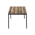 thumbnail image 2 of Monarch Specialties Table Set, 3pcs Set, Coffee, End, Black Metal, Brown Reclaimed Laminate, Contemporary, Modern, 2 of 9
