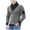 Gray, variant on IROINNID Men's Sweater Turtleneck Long Sleeve Jumper Mid-Length Solid Color Leisure Pullover Sweater Blouse
