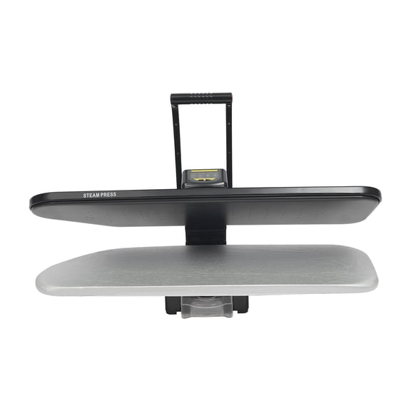 1600W Intelligent Steam Press Fabric Steam Press Machine with 5 Fabric Settings Digital Steam Press Ironing Machine for Clothes Sheets Fabrics (Black, 36 Inch, Type B)