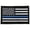Black/White/Blue, variant on SAS USA American United States Flag Embroidered Patch 3"x2" or Rubber Tactical