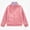 Pink, variant on HAOTAGS Girls Fleece Jacket (3-14) Casual Stand Up Collar Zip Up Long Sleeve Warm Outerwear Pink Size 7