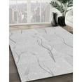thumbnail image 2 of Ahgly Company Indoor Rectangle Patterned Gray Cloud Gray Area Rugs, 8' x 12', 2 of 6