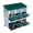 Green, variant on EastVita 6-Hole Red Metal Chicken Nesting Box with Stand - Heavy Duty Galvanized Steel Roll Away Laying Box for Hens Lockable Lid and Easy Egg Collection-Outdoor Poultry Coop for Farm and Backyard