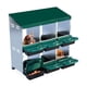 thumbnail image 1 of 6-hole chicken nesting box without bracket legs chicken laying box con lid cover y roll-away design to protect eggs in chicken coop, 1 of 5