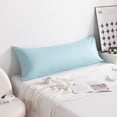 thumbnail image 4 of Ntbay Cotton Ultra Soft Body Pillowcase with Envelope Closure, Breathable and Smooth Body Pillow Cover, 20"x54", Aqua, 4 of 5