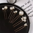 thumbnail image 5 of PAMINGONO 1 Set Decorative Bobby Pins for Women U Shaped Hair Styling Accessories for Daily Wearing Golden, 5 of 8