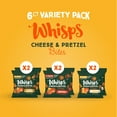 Whisps Cheese & Pretzel Bites Variety Pack 100 Calorie, 0.7oz, 6 Ct