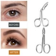 thumbnail image 4 of 2Pcs Stainless Steel Scissors Shaped Eyebrow Tweezers Precision Hair Remover, 4 of 4