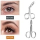 thumbnail image 4 of Pinzas para cejas en forma de tijeras, pinzas con mango de tijera de acero inoxidable, removedor de pelo para cejas, 4 of 5
