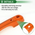 thumbnail image 3 of Unique Bargains Exterior Door Handle Cover Set, Decoration Trim for Jeep Renegade 2015-2021, ABS, Orange, 1 Set, 3 of 6