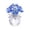 C, variant on Kaireo Glass Flower Figurine, K9 Glass Orchid Rose Statue for Desk Shelf Decor & Gifting - Add to Cart