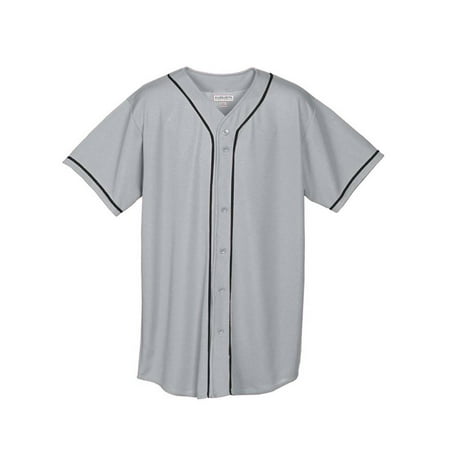 - Augusta Sportswear Athletics Youth Wicking Mesh Button Front Jersey 594
