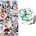 thumbnail image 1 of HTOOQ Stickers 50Pcs+HTOOQ Figure Acrylic Material Humanoid Stand 6 inches 1Pcs(Venti), 1 of 8