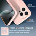 thumbnail image 3 of ShellTech Compatible with iPhone 16 Magnetic Slim Case Full Camera Protection, Compatible with Magsafe, Drop Protection,Matte Back Bumper Phone Cover for Women Girls,Pink, 3 of 6