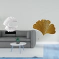 thumbnail image 2 of Wave Sculpture Leaf Wall Art Resin Ornament Modern Decor for Living Room Bedroom Office Home Display, 2 of 8