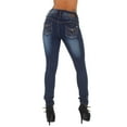 thumbnail image 4 of Fashion2Love Colombian Design Mid Waist Butt Lift Skinny Jeans, 4 of 7