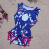 Pelele Estampado De Flores Sin Mangas Para Niñas Recién Nacidas, Mono De Tela (80Cm)-146532.02 Tmvgtek Mujer
