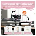 thumbnail image 3 of Heat Press Machine 5 in 1, 15x15 in, 30oz Tumbler Press for T-Shirts, Mugs, Hats - Versatile Sublimation Iron, 3 of 5