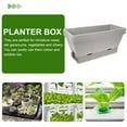 thumbnail image 2 of RENACLIPY Flower Planting Pot Window Box Planter Resin Water Drainage Garden 1 Set, 2 of 5