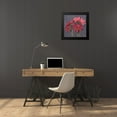 thumbnail image 4 of Reynolds, Jade 20x20 Black Modern Framed Museum Art Print Titled - Gerbers on Grey I, 4 of 5