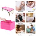 thumbnail image 4 of Sábanas de masaje SD SDLIVING, impermeables y desechables, rosas, 4 of 8