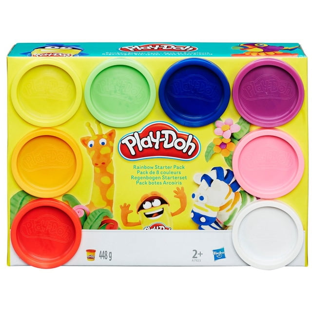 Play-Doh Rainbow Pack de 8 latas de 56 g cada una para niños de 2 años o más